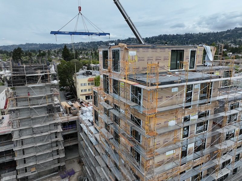 Mid-Rise Construction Aerial — Bay Area