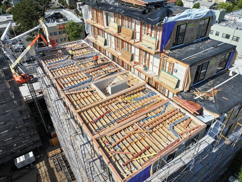Floor Framing Aerial — Bay Area